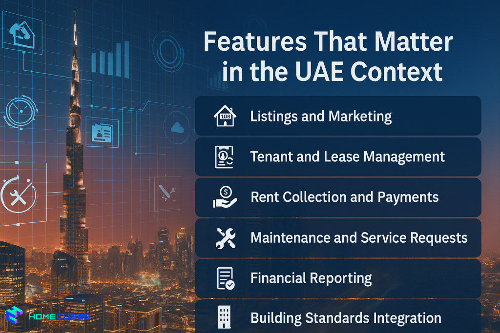 Features of Real Estate Management Software UAE