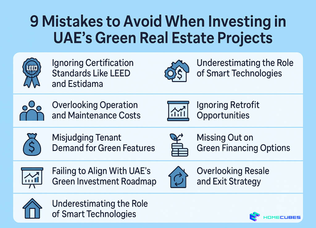 9 Mistakes to Avoid When Investing in UAE’s Green Real Estate Projects