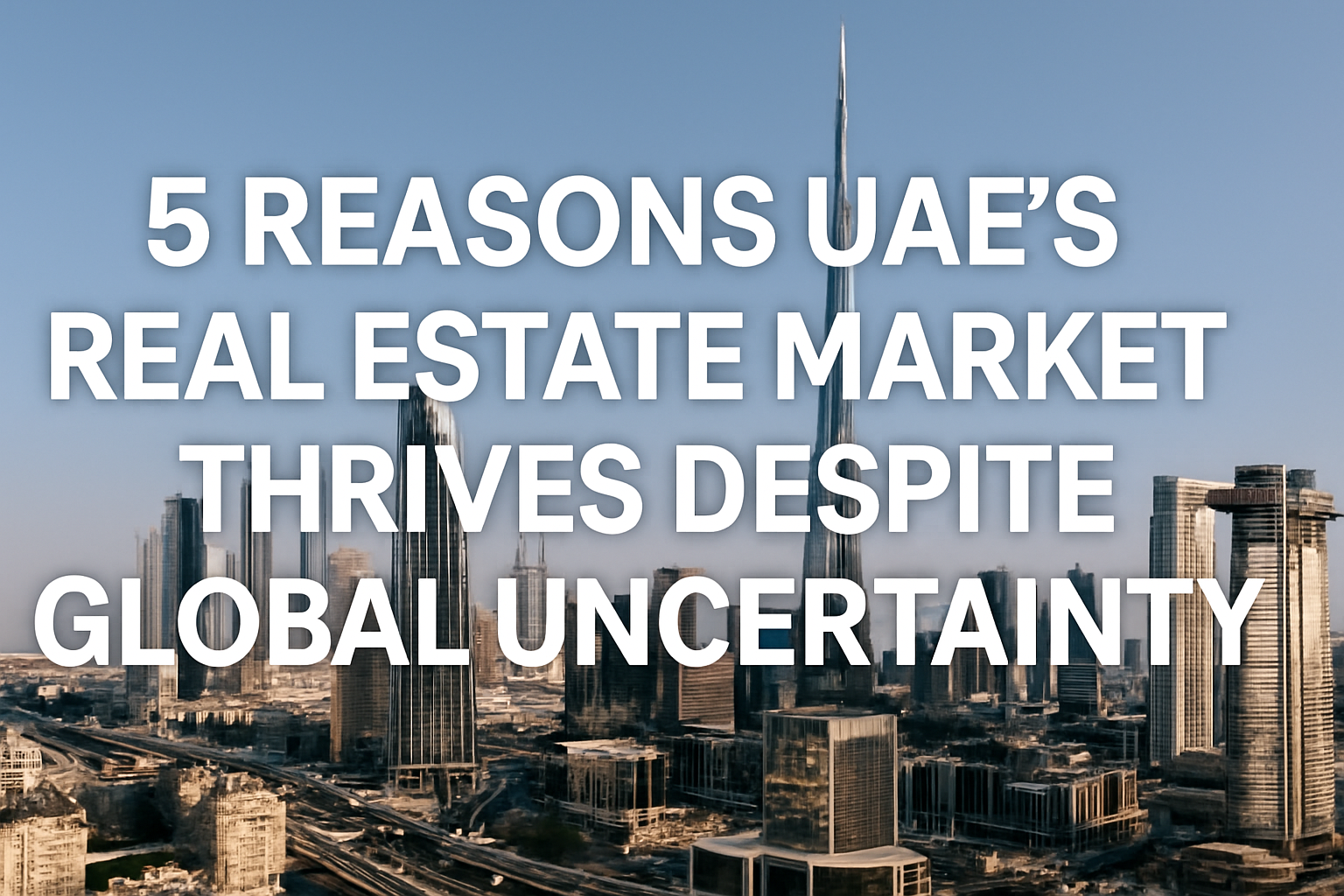 5 Reasons UAE’s Real Estate Market Thrives Despite Global Uncertainty