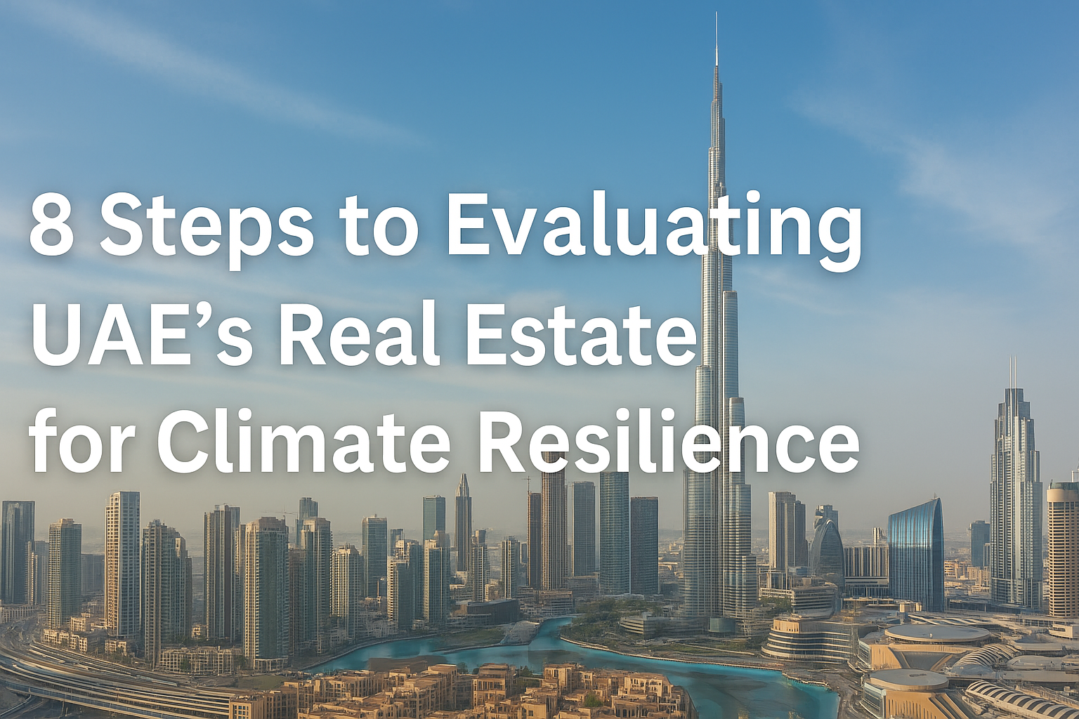 8 Steps to Evaluating UAE’s Real Estate for Climate Resilience