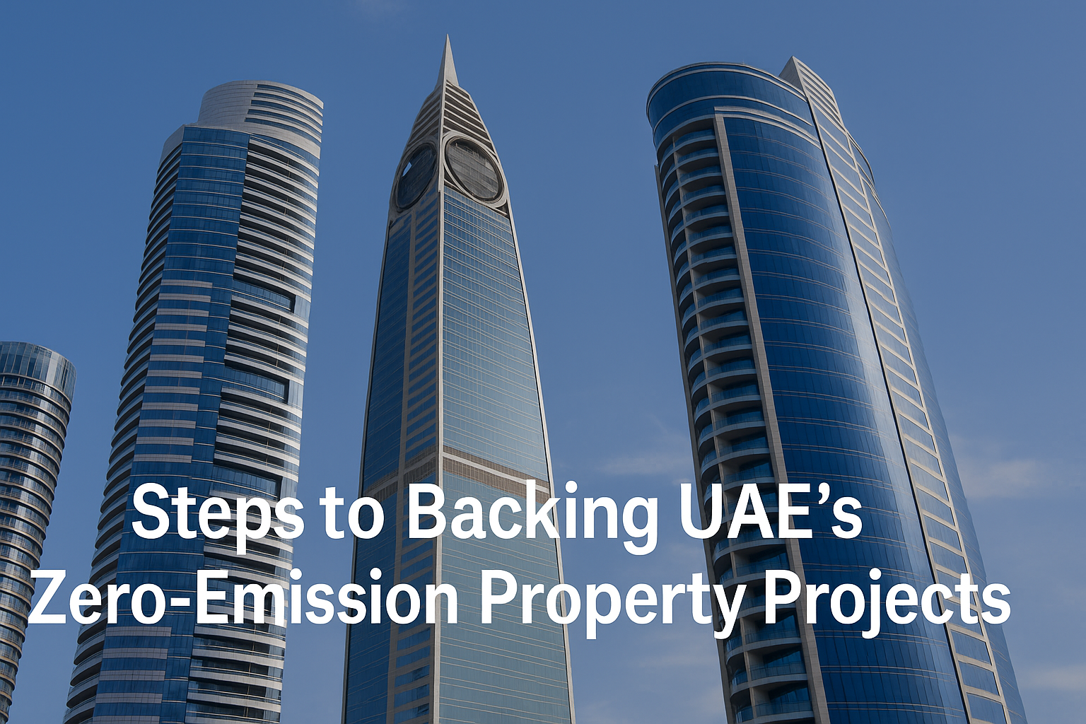 Steps to Backing UAE’s Zero-Emission Property Projects