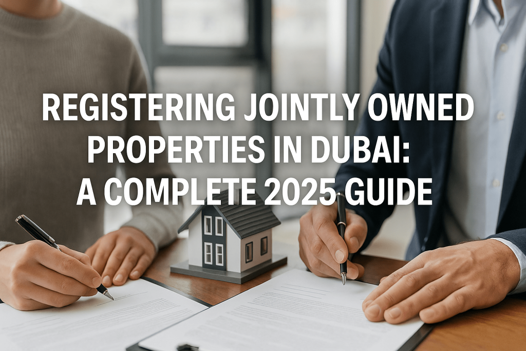 Registering Jointly Owned Properties in Dubai: A Complete 2025 Guide