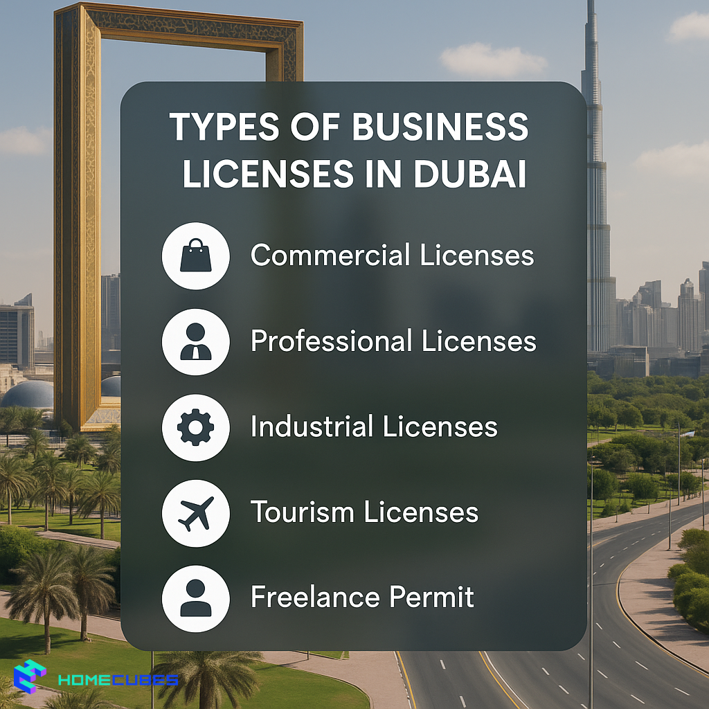 Types of Business Licenses in Dubai