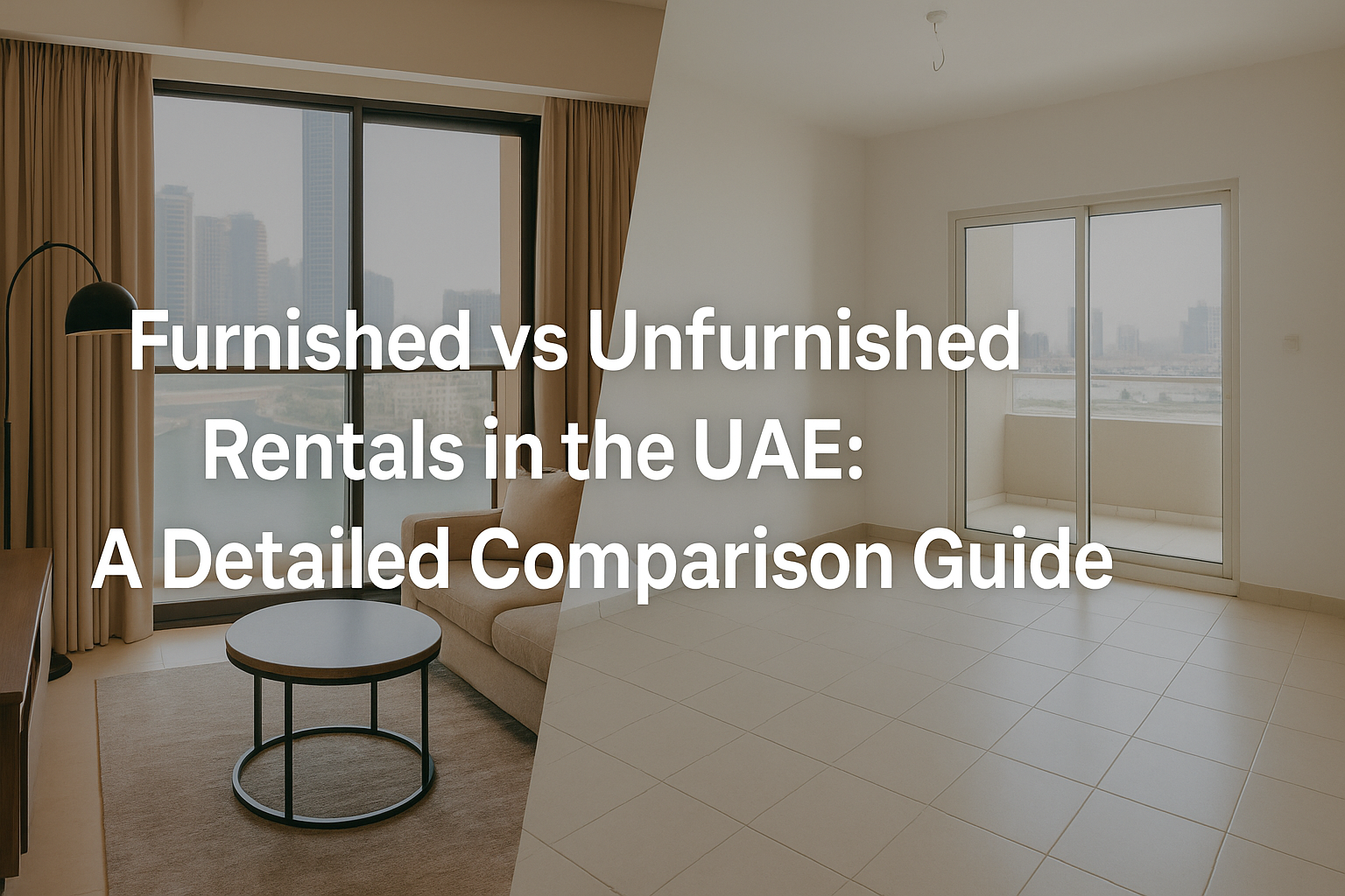Furnished vs Unfurnished Rentals in the UAE: A Detailed Comparison Guide
