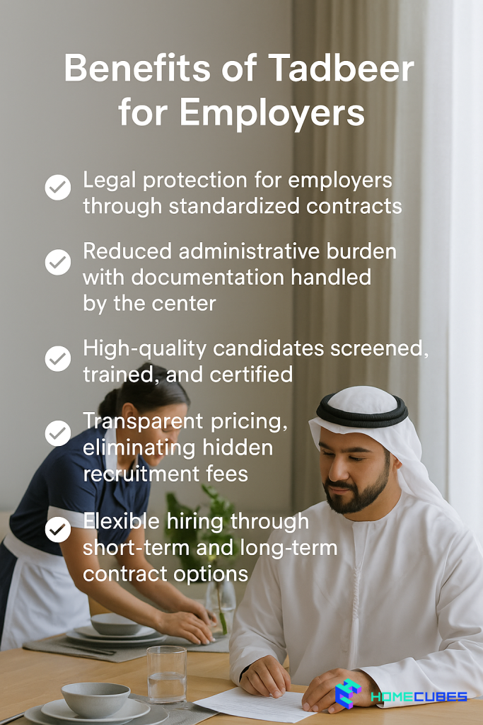 Benefits of Tadbeer UAE for Employers