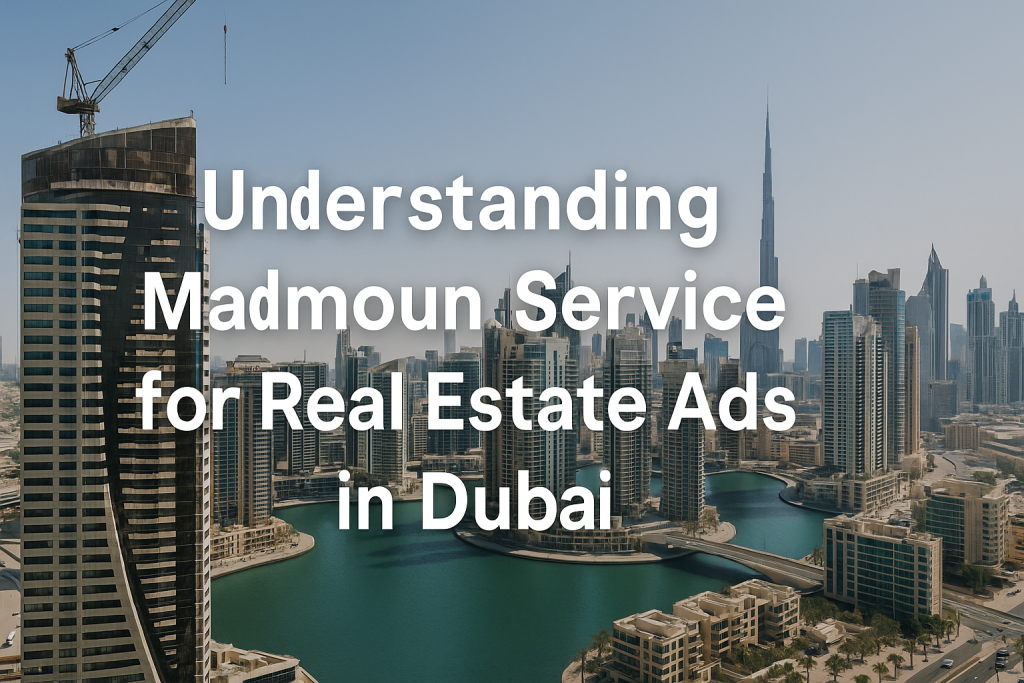Understanding Madmoun Service for Real Estate Ads in Dubai