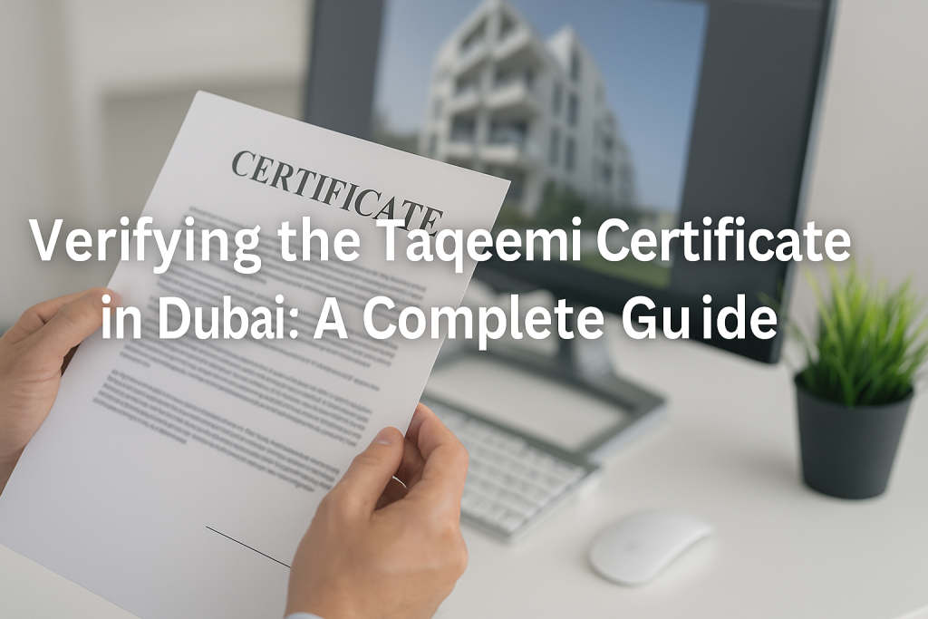 Verifying the Taqeemi Certificate in Dubai: A Complete Guide