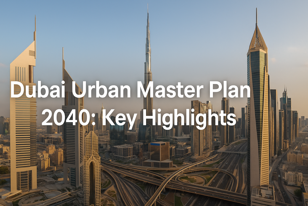 Dubai Urban Master Plan 2040: Key Highlights