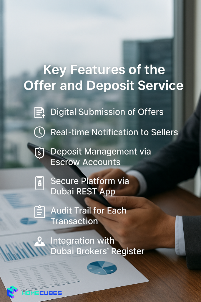 features DLD Services offer and deposit