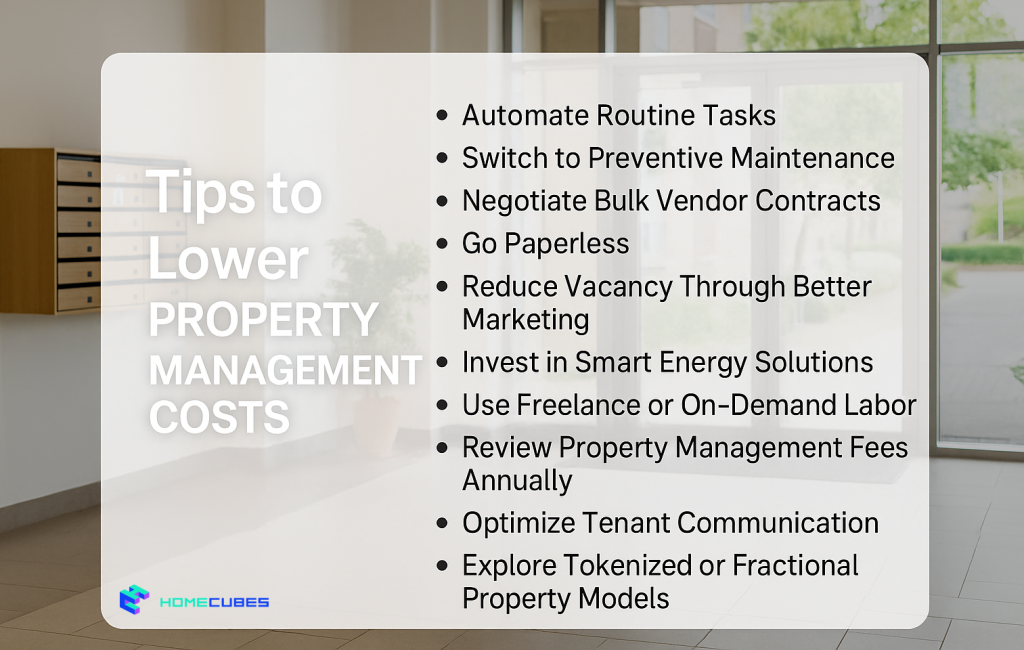 tips lower Property Management