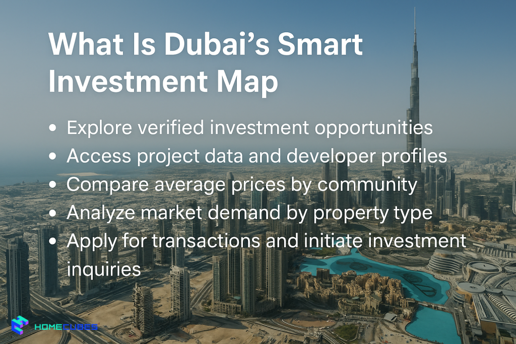 What is Dubai investment Map