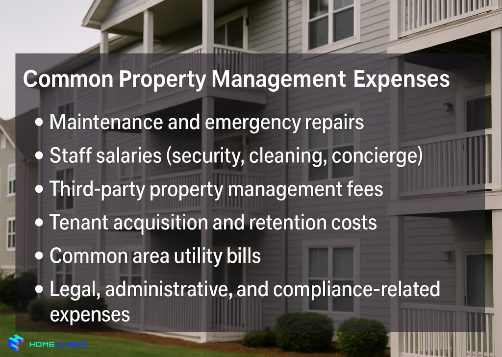common Property Management expenses