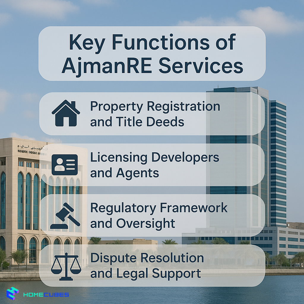 Key Functions of AjmanRE Services