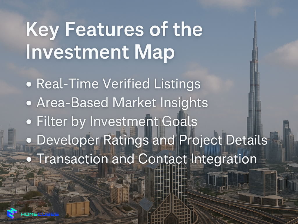 Key Features of Dubai Investment Map