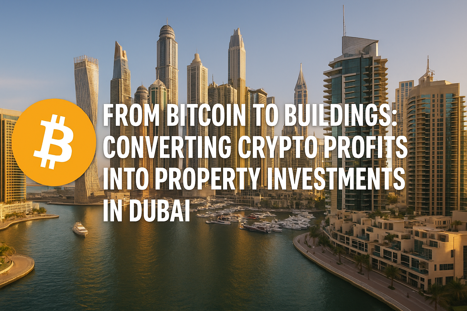 From Bitcoin to Buildings: Converting Crypto Profits into Property Investments in Dubai