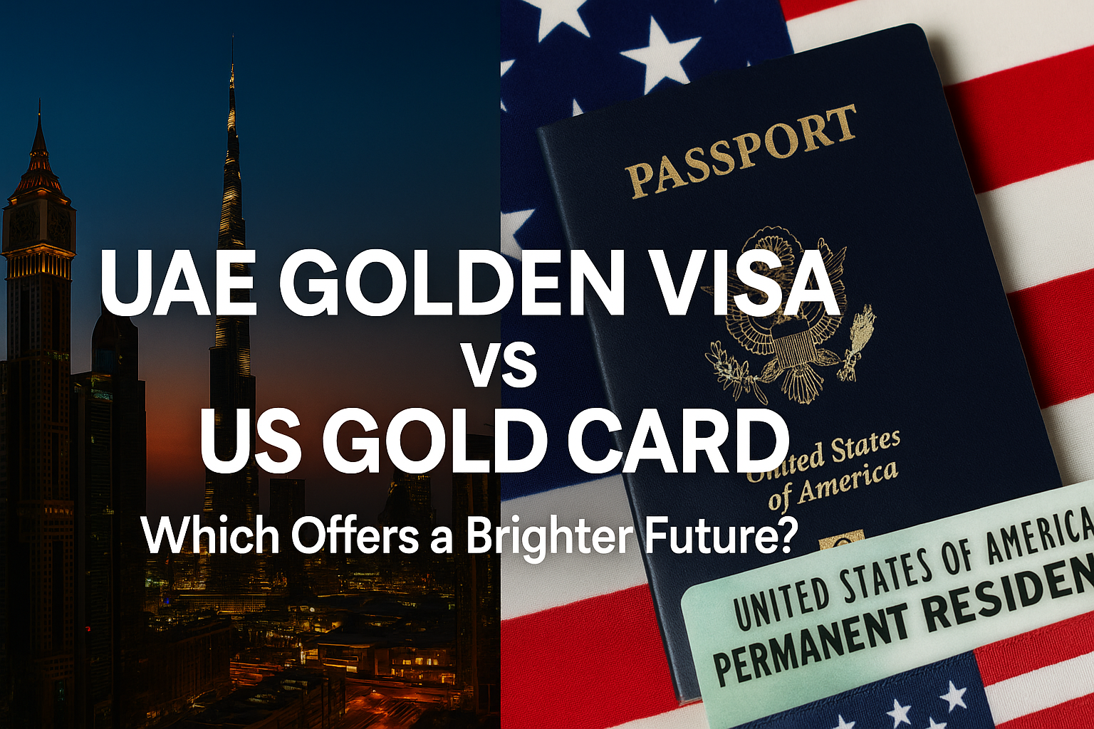 UAE Golden Visa vs US Gold Card: Which Offers a Brighter Future?