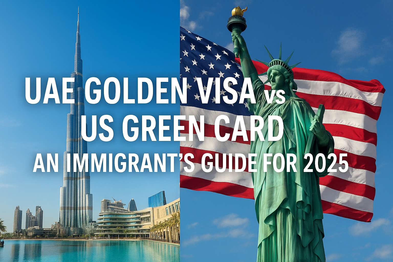 UAE Golden Visa vs US Green Card: An Immigrant’s Guide for 2025