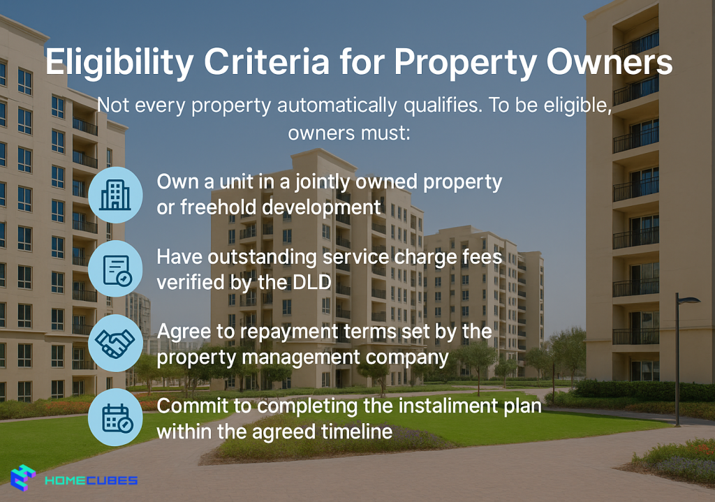 Tayseer Initiative Dubai eligibility criteria