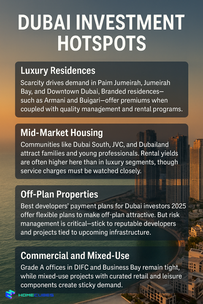 Dubai Real Estate Trends 2025 and investment hotspots